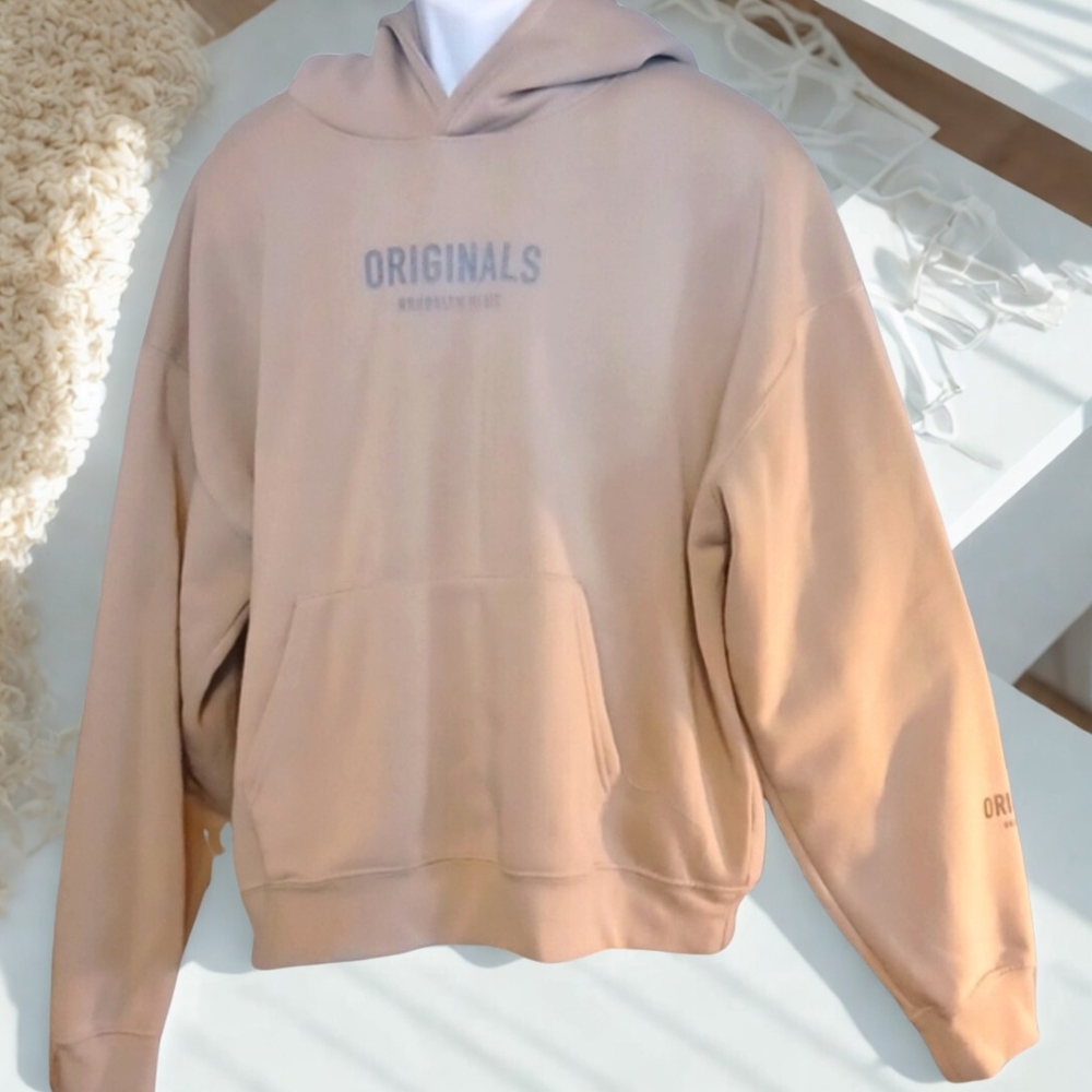 Brooklyn Cloth Tan Hoodie Sweater
